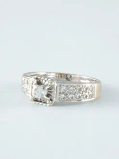 Bague Solitaire Diamants