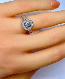 Bague Solitaire diamants