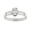 Bague Solitaire diamants 0,68 ct