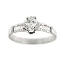 Bague Solitaire diamants 0,68 ct