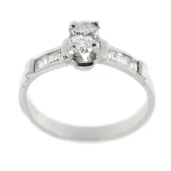 Bague Solitaire diamants 0,68 ct