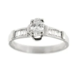 Bague Solitaire diamants 0,68 ct