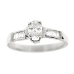 Bague Solitaire diamants 0,68 ct