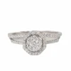 Bague solitaire en or blanc et diamants 0.66ct