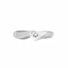 Bague solitaire en or blanc avec diamant