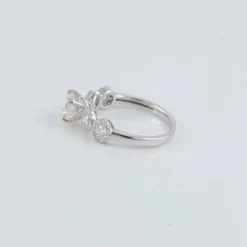 Bague Solitaire Fleurs
