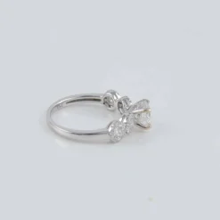 Bague Solitaire Fleurs