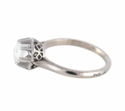 BAGUE SOLITAIRE OR & DIAMANT 0.50ct