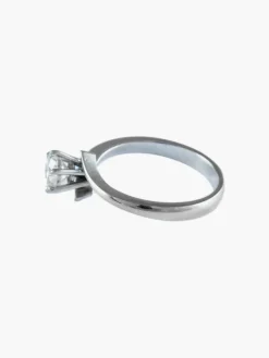 BAGUE SOLITAIRE OR & DIAMANTS