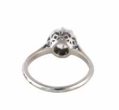 BAGUE SOLITAIRE OR & DIAMANT 0.50ct
