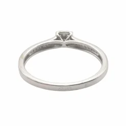 Bague solitaire or & Diamants