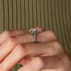 BAGUE SOLITAIRE OR & DIAMANT 0.50ct