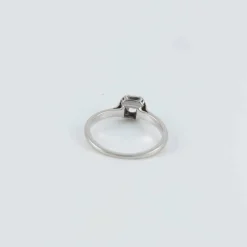 Bague Solitaire Or blanc