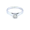 Bague Solitaire Or blanc Diamant