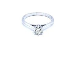 Bague Solitaire Or blanc Diamant