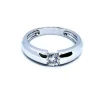 Bague Solitaire Or blanc Diamant