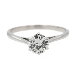 Bague Solitaire Or blanc Diamant