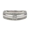 Bague Solitaire Or blanc Diamant