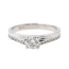Bague Solitaire Or blanc Diamant