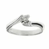 Bague solitaire Or blanc Diamant