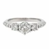 Bague Solitaire Or blanc Diamant