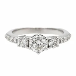 Bague Solitaire Or blanc Diamant