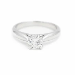 Bague Solitaire Or blanc Diamant