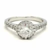 Bague Solitaire Or blanc Diamant