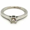 Bague Solitaire Or blanc Diamant