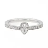 Bague Solitaire Or blanc Diamant