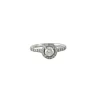 Bague Solitaire Or blanc Diamants