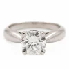 Bague Solitaire Or blanc Diamant