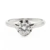 Bague Solitaire Or blanc Diamant