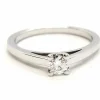 Bague Solitaire Or blanc Diamant