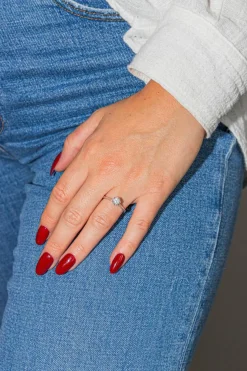 Bague Solitaire Or blanc Diamant
