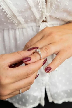 Bague Solitaire Or blanc Diamant