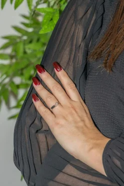 Bague Solitaire Or blanc Diamant