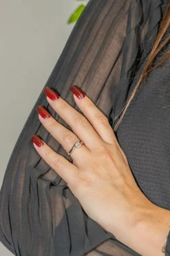 Bague Solitaire Or blanc Diamant