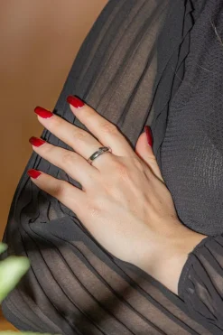 Bague Solitaire Or blanc Diamant