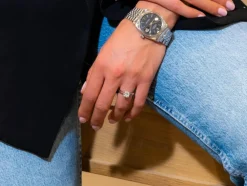 Bague Solitaire Or blanc Diamant