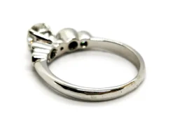 Bague Solitaire Or blanc Diamant