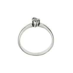 Bague solitaire Or blanc Diamant