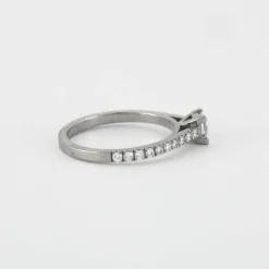 Bague Solitaire Or blanc Diamants
