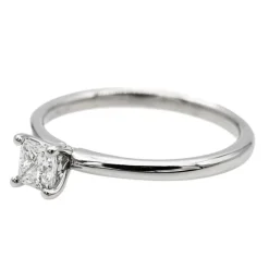 Bague Solitaire Or blanc Diamant
