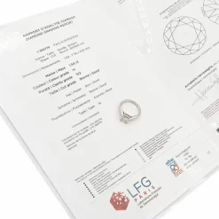 Bague Solitaire Or blanc Diamant
