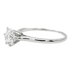 Bague Solitaire Or blanc Diamant