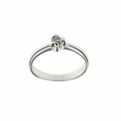 Bague solitaire Or blanc Diamant