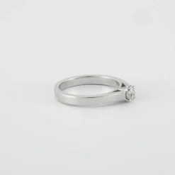 Bague solitaire Or blanc Diamants 0.50ct