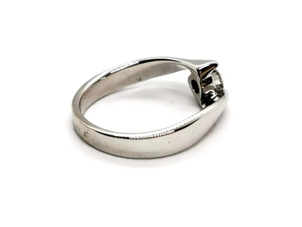 Bague Solitaire Or blanc Diamant