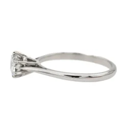 Bague Solitaire Or blanc Diamant